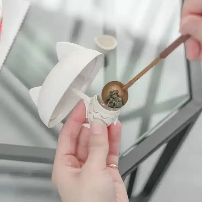 Tasse à thé chat avec infuseur à thé poisson 4
